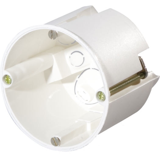 Inbouwdoos Ø 68 mm diep, wit - halogeenvrij