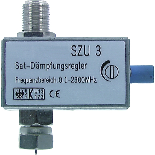 SAT-dempingsregelaar F-Stecker / F-Buchse