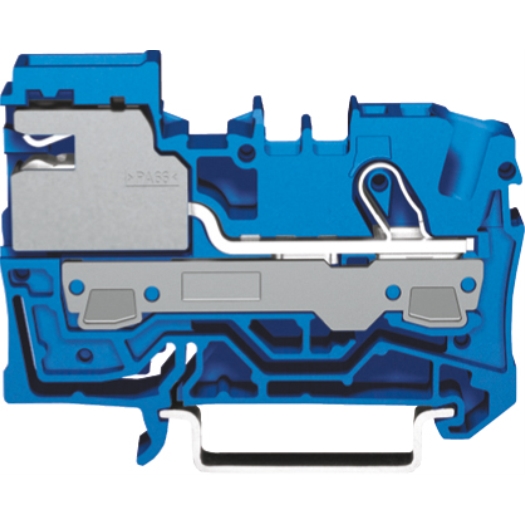 1-ader-N-scheidingsklem, blauw 0,25-2,5 mm²/4 mm²