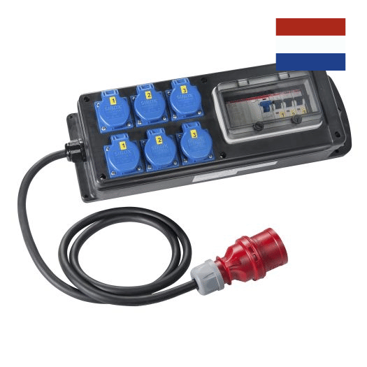 Volrubber verdeelbox "GOTHA"