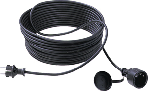 Aardingscontactverlengstuk HO5RR-F 3G1,50 lengte 10m zwart