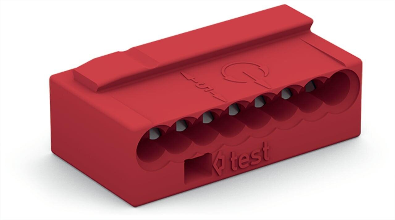 WAGO microklem 8 x 0,6-0,8 mm² rood