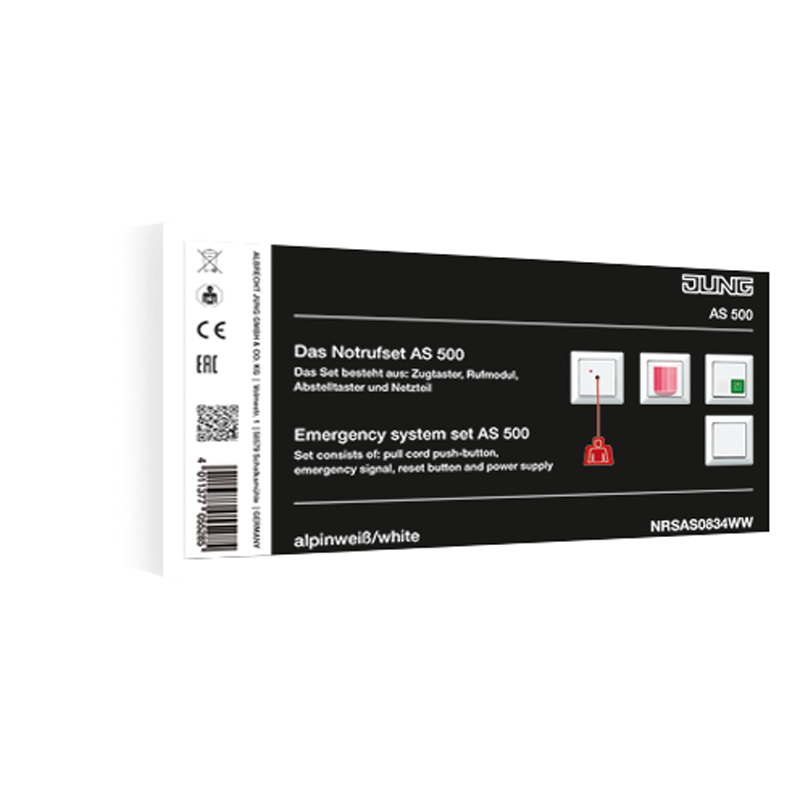 Jung AS500 Miva schakelmateriaal wit