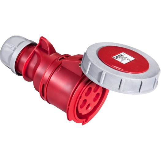 SIROX CEE-contrastekker 32 A, 5-polig, 400 V, 6 h, IP 67