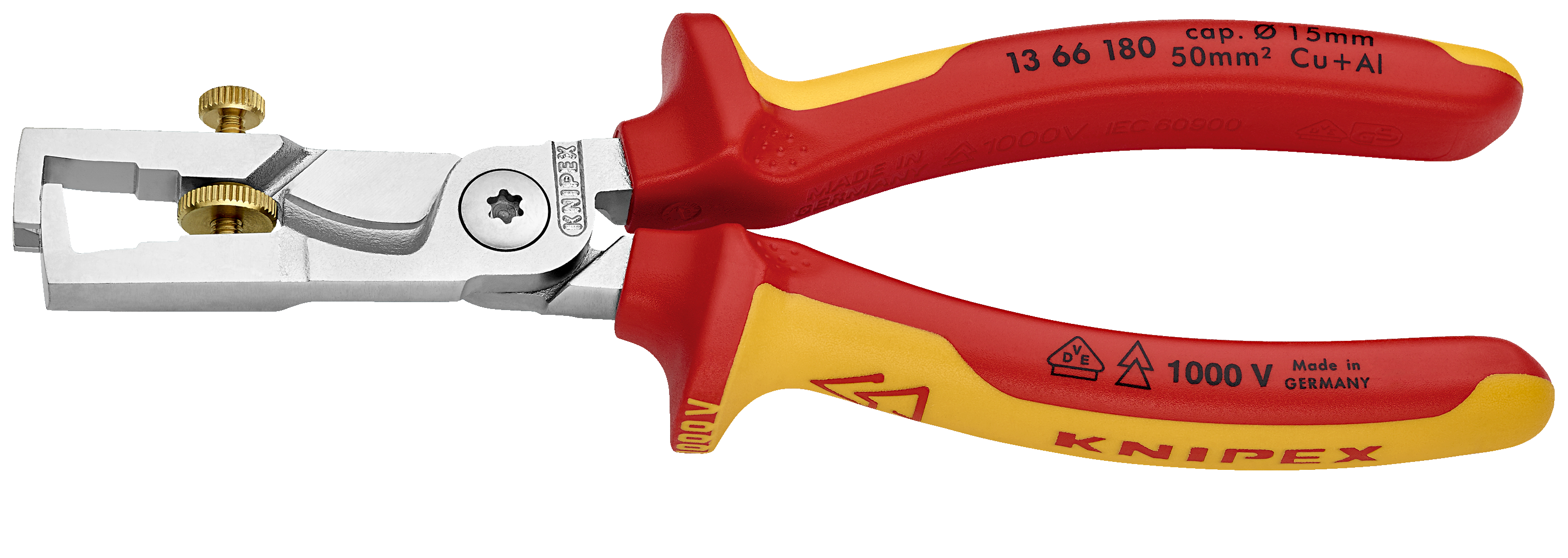 StriX® Striptang met kabelschaar Ø 5,0 mm, instelbaar 180 mm 15 mm