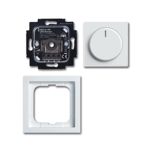 Busch draaidimmer LED, complete set