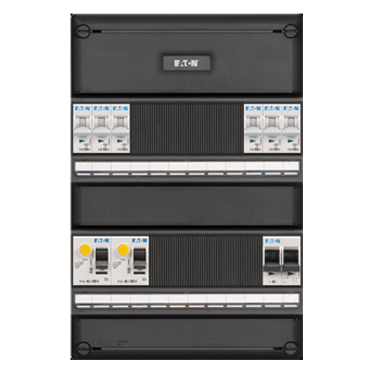 EATON groepenkast 1 fase, 6 groepen I-62G1400-HS-64