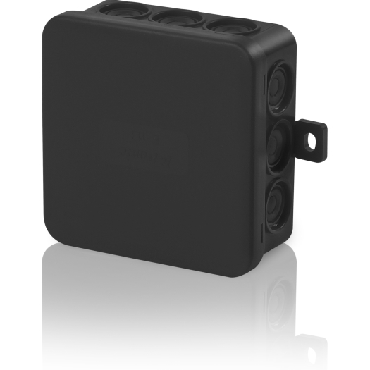 Kabeldoos IP 54 85 x 85 x 40 mm zwart