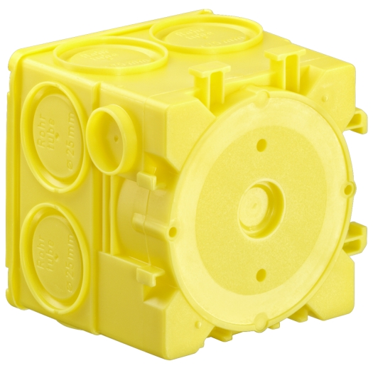 B² betonnen aansluitdoos, met gipshuid, diepte 68,5 mm