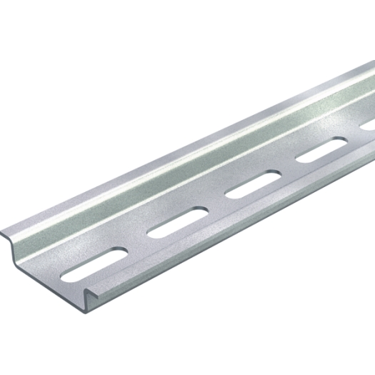 Top-hoedrail, geperforeerd 2000x35x7,5, St, GTP