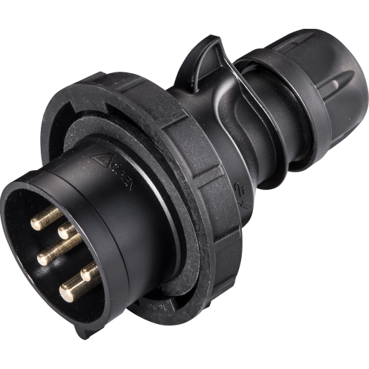 SIROX CEE-stekker 16A, 5P, 400 V, 6 h, IP 67 (5-polig) SIROX CEE-stekker 16A, 5P, 400 V, 6 h, IP 67 (5-polig)
