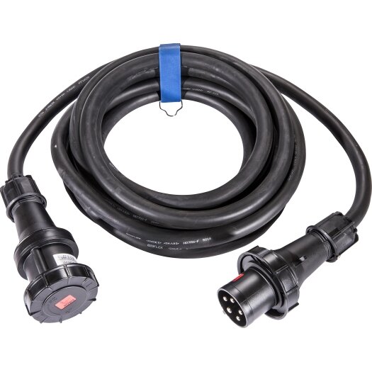 SIROX® CEE-verlengkabel H07RN-F 5G16 mm², 63 A, 5-polig, 400 V, 6 h 10 m IP 67 Zwart SIROX® CEE-verlengkabel H07RN-F 5G16 mm², 63 A, 5-polig, 400 V, 6 h 10 m IP 67 Zwart
