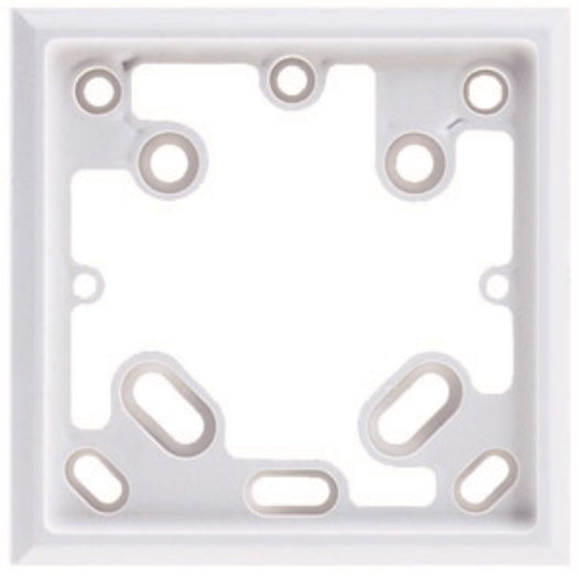 Adapterraam van kunststof RAL 9010