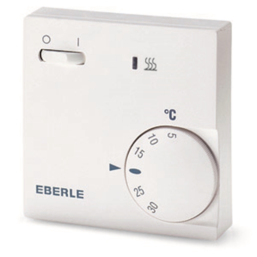 Ruimteregelaar, 5-30C, AC 230V, 1 Oe, 10 A, Aan/Uit, lampverwarming, met TA ca.5K