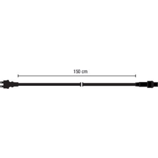 QUICK FIX® aansluitkabel "EU" voor QUICK FIX®-schroeffitting 230 V max. 1.800 W