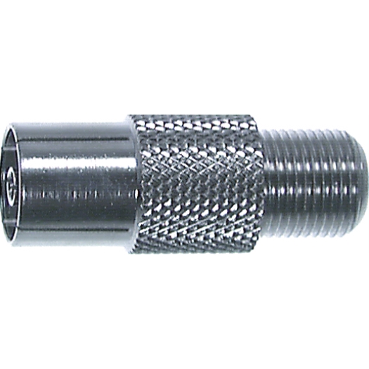 F-IEC-coaxiaal-adapter CFA 2, F-koppeling op IEC-coaxkoppeling