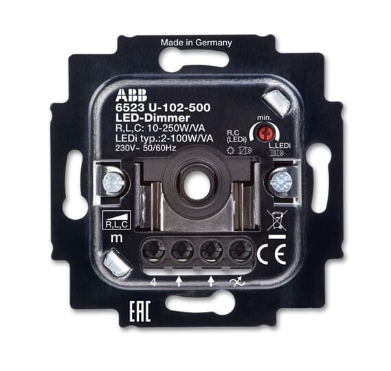 ABB inbouw inzetstukken Busch-Dimmer®