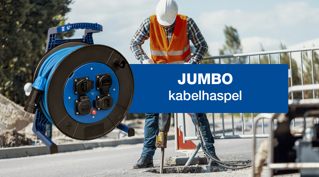 JUMBO kabelhaspel kwaliteitsmerk