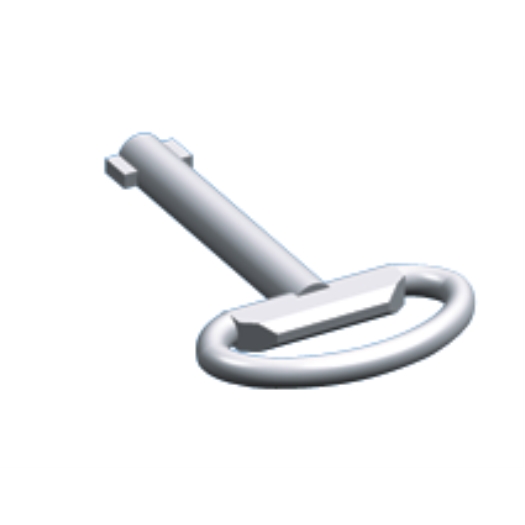 Sleutel dubbelbaard 3mm