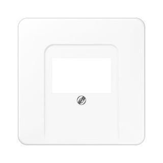 Jung CD500 afdekking voor usb, TAE alpinwit