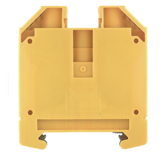 Beschermgeleiderklemmenblok, schroefaansluiting, 35 mm², 800 V, aantal aansluitingen: 2, aantal niveaus: