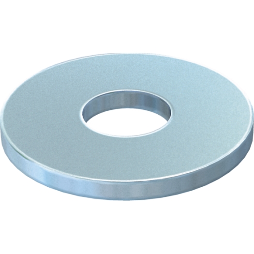 Grote vlakke sluitring M10,Ø30mm, St, G