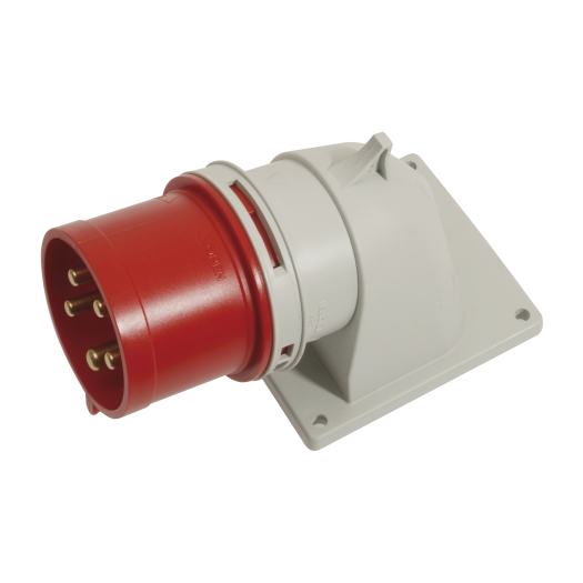 SIROX® CEE-aanbouwapparatenstekker IP 44, 5-polig, 400 V, 6 h 32 A 100 x 90 mm
