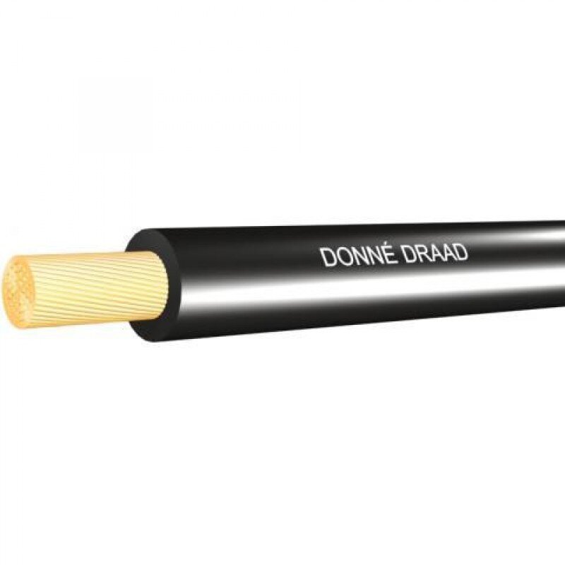 Donné VD draad H07V-U Eca 1,5 mm² zwart