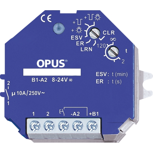 actor inbouw 8-24 V pulsrelais 1-voudig ongecodeerd