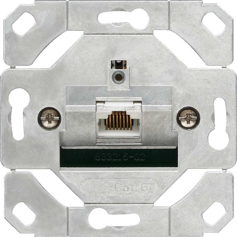 GIRA RJ45 data wandcontactdoos CAT6a 1-voudig (245100)