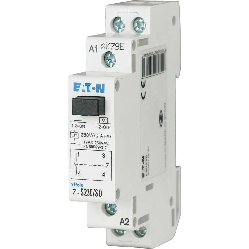 EATON impulsrelais "Z-S" 1 maakcontact 230 V AC