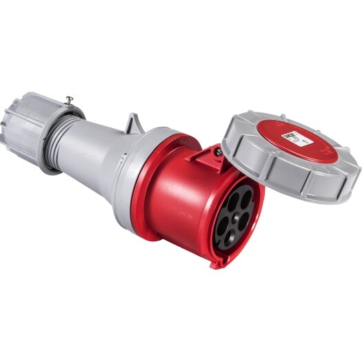 CEE-contrastekker 63 A, 5-polig, 400 V, IP 67 met vernikkelde contacten SIROX
