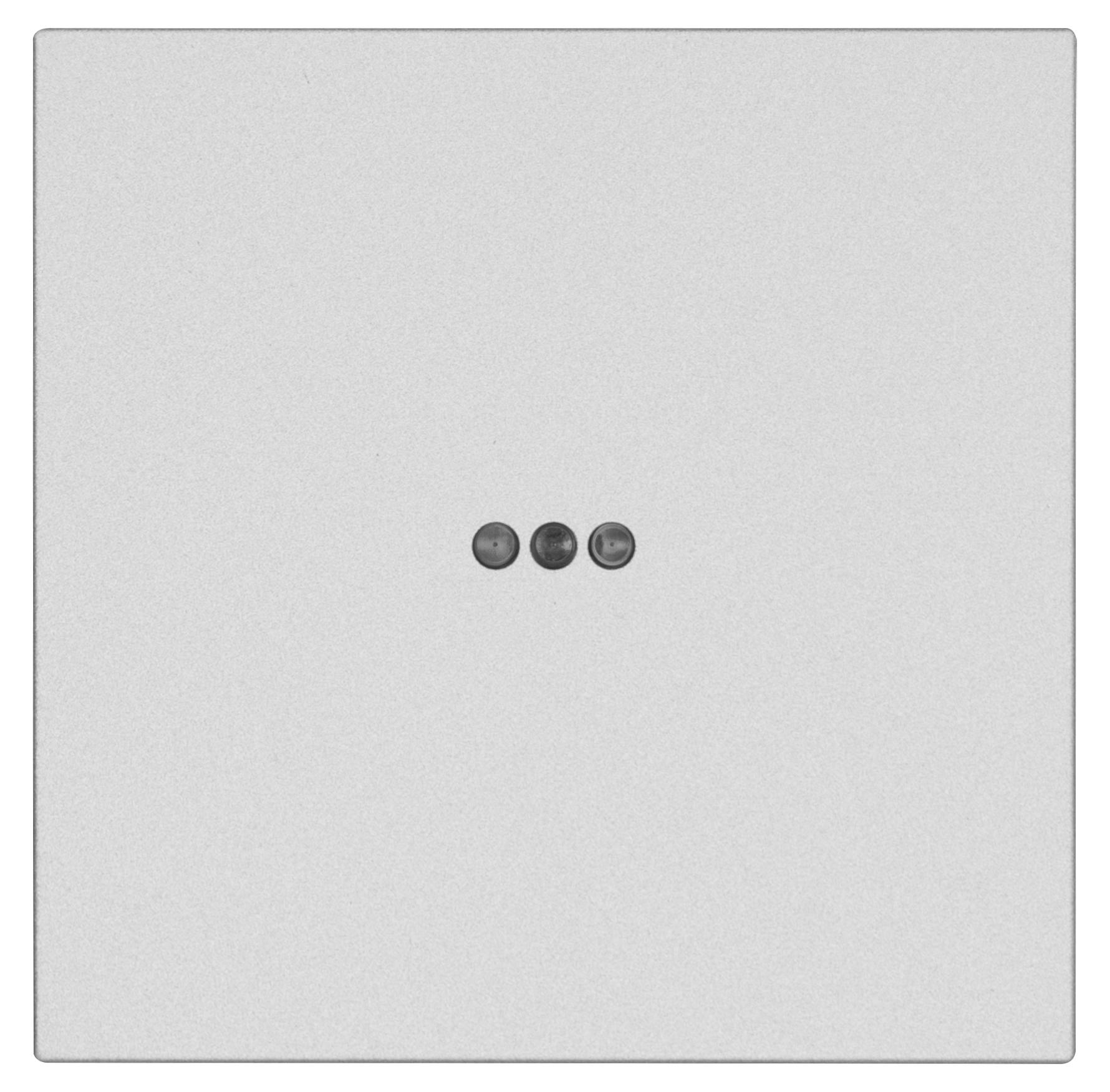 OPUS 55 bedieningselement wisselschakelaar met transparante lens alu-zilver-zijdeglans enkelvoudig