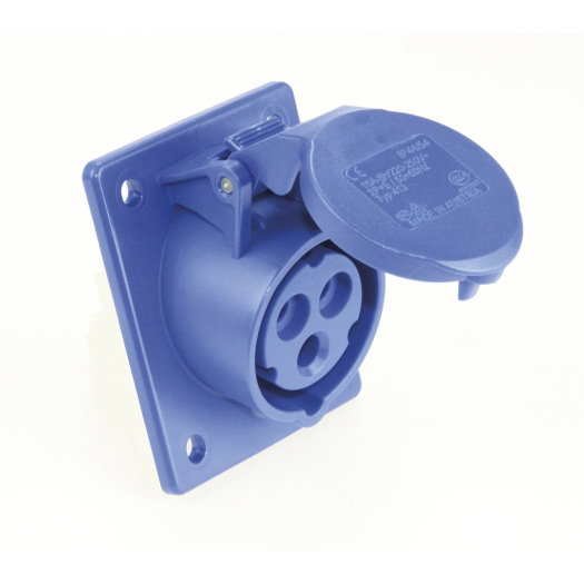 SIROX® CEE-wandcontactdoos IP 44, 3-polig, 230 V, 6 h, schuin 16 A