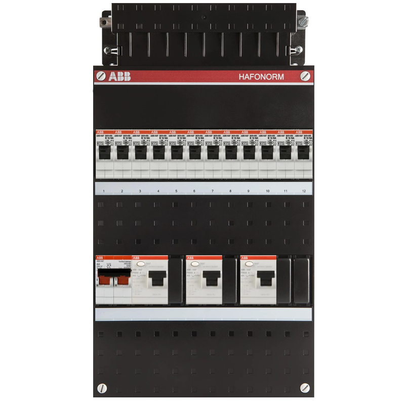 ABB groepenkast Hafonorm 1 fase 12 groeps  - HAD343434-222+H42