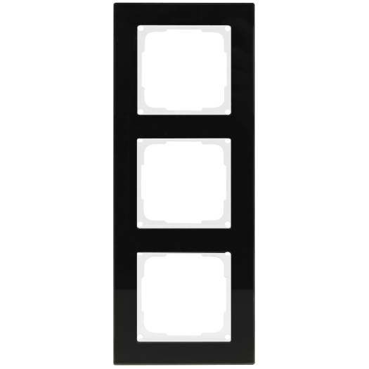 OPUS 55 Fusion glas afdekraam 3-voudig zwart wit