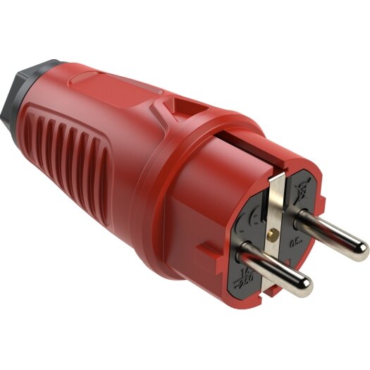 SIROX stekker 2-polig, Rood