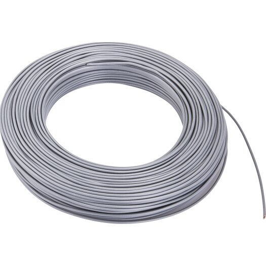 Montagesnoer Eca H07V-K Eca 1,5 mm² grijs