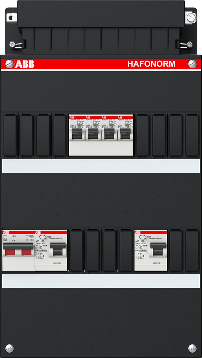 ABB groepenkast Hafonorm 1 fase 4 groeps  - HAD3232-22+H42