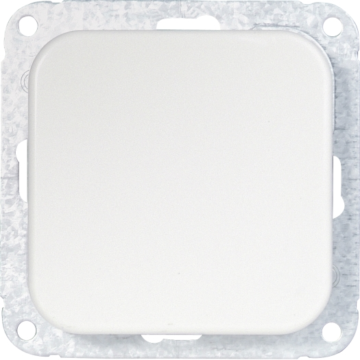 OPUS 1 blindplaat met klauwbevestiging alpinewit