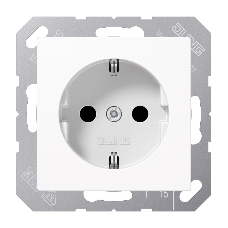Jung wandcontactdoos, 16A250V~, contactbeveiliging