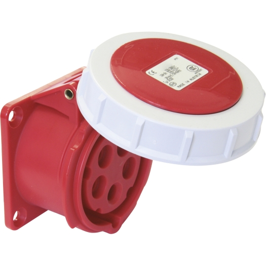 SIROX® CEE-aanbouwdoos IP 67, 5-polig, 400 V, 6 h, recht 32 A