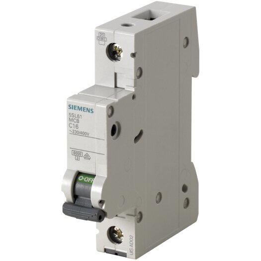 Siemens Installatieautomaat 1-polig "5SL6" C, 16 A