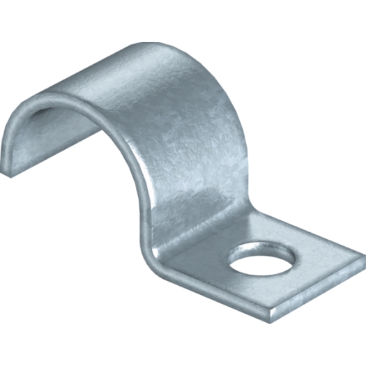 Bevestigingsklem met één voetje 10mm, St, G