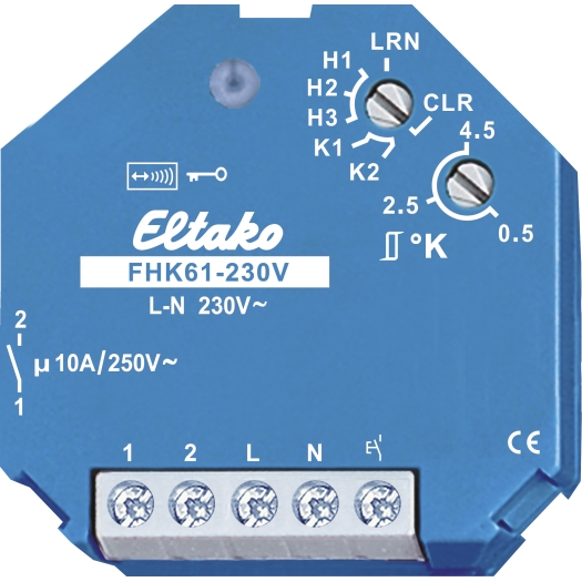 ELTAKO verwarmingsactor 1-voudig UP verwarmen / koelen 230 V