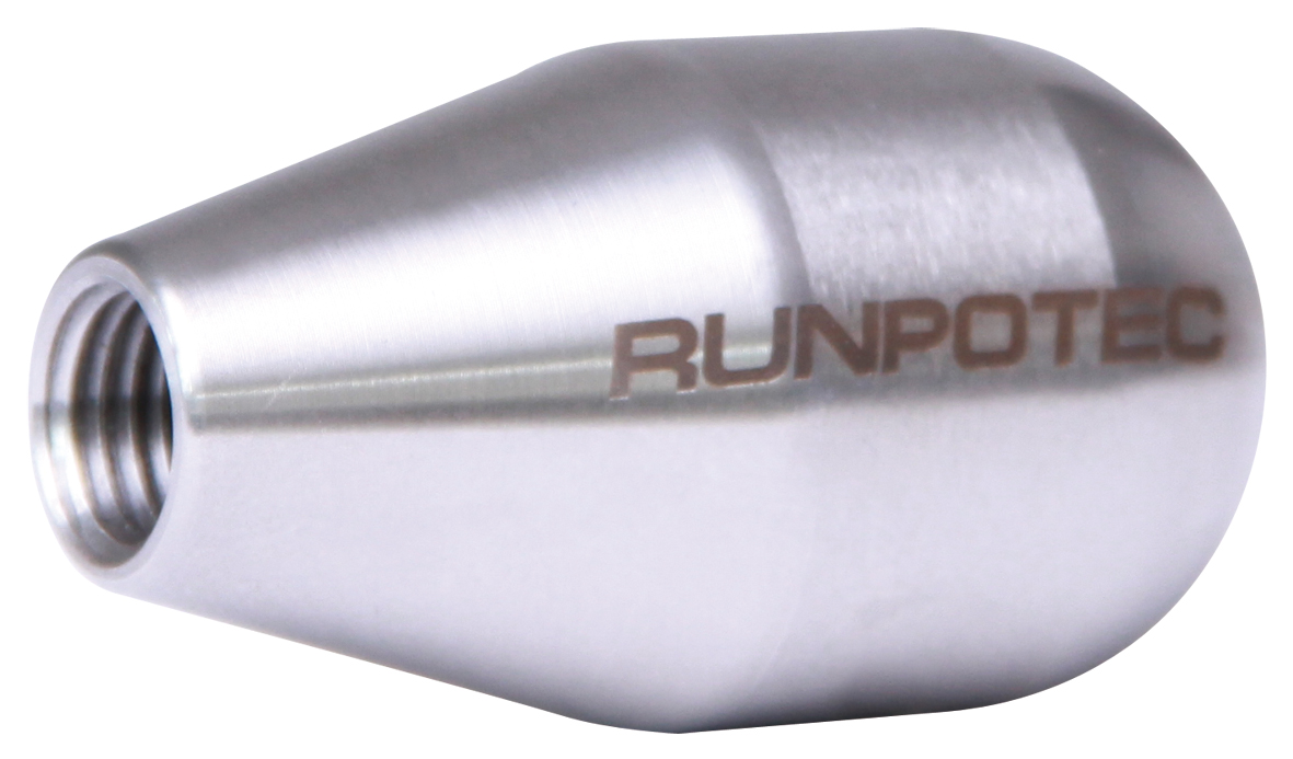 Initiële lamp Ø 30 mm roestvrij staal - RUNPOTEC schroefdraad RTG Ø 12 mm