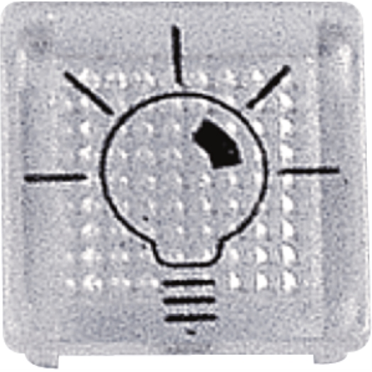 OPUS® RESIST/AQUA Signaallenzen met symbool Symbool ''licht''
