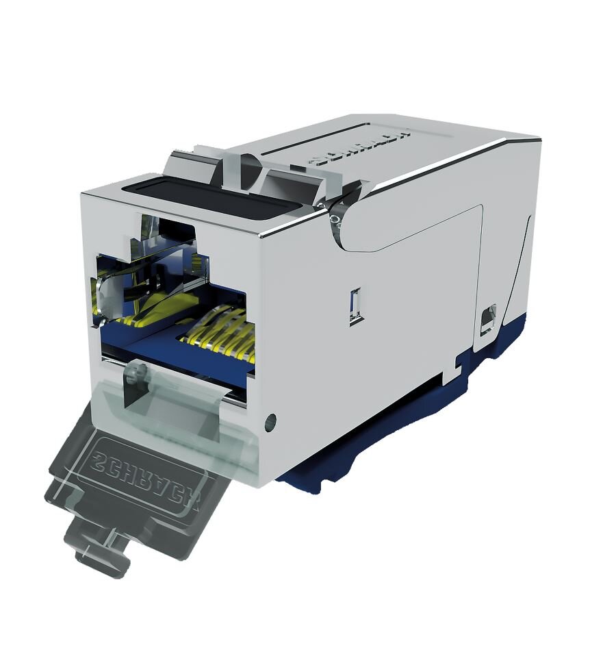 S-JACK Module RJ45 afgeschermd, Cat.6a 10GB