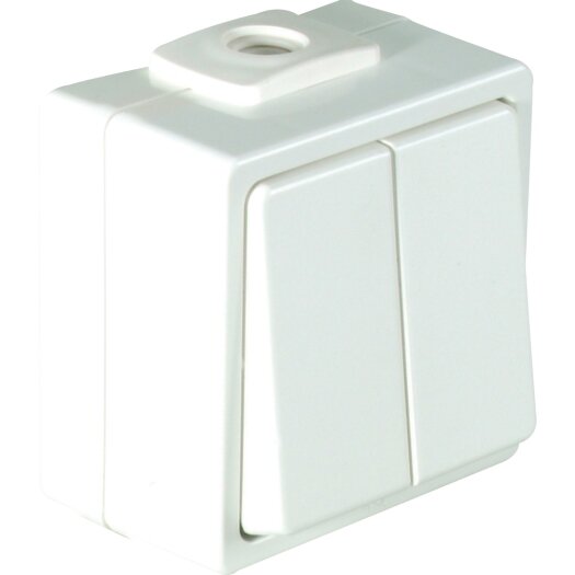 OPUS® AQUA serieschakelaar serieschakelaar helder wit
