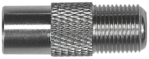 F-IEC-coaxiaal-adapter CFA 5, F-koppeling op IEC-coaxstekker